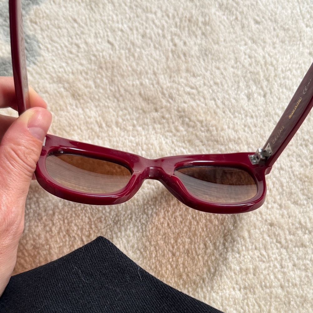 Celine Burgundy Sunglasses CL41079/s - Picture 8 of 11